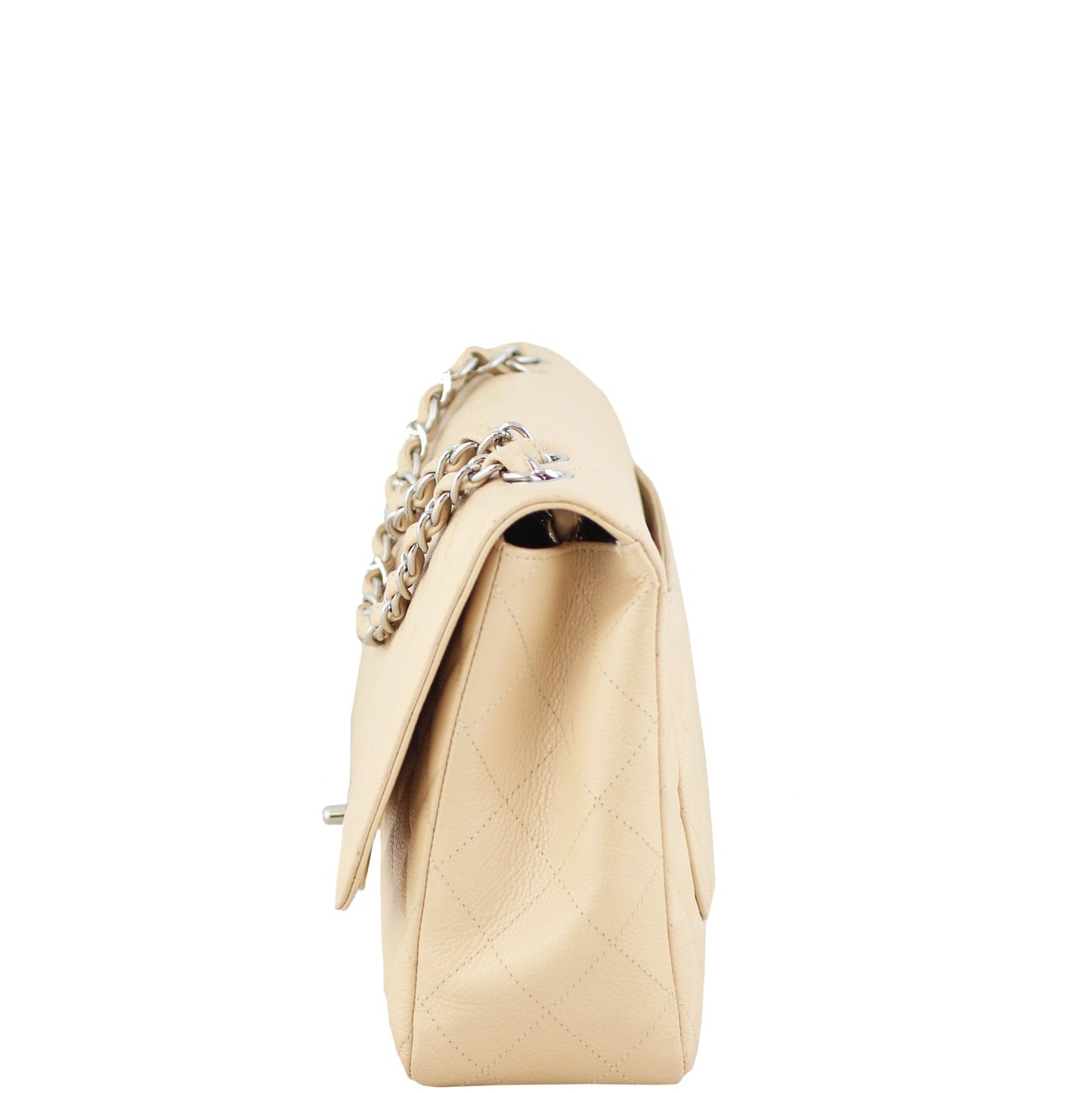 Chanel Classic Single Flap Jumbo |  Nude Beige