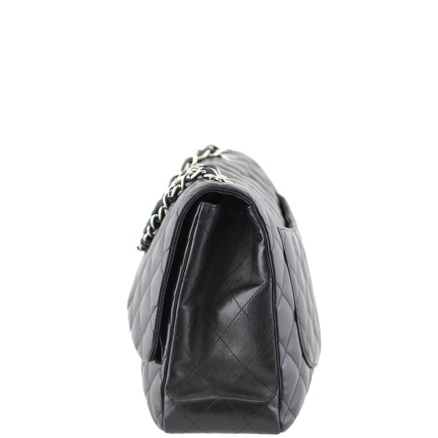 Chanel Classic Single Flap Jumbo | Black Lambskin 13 Series