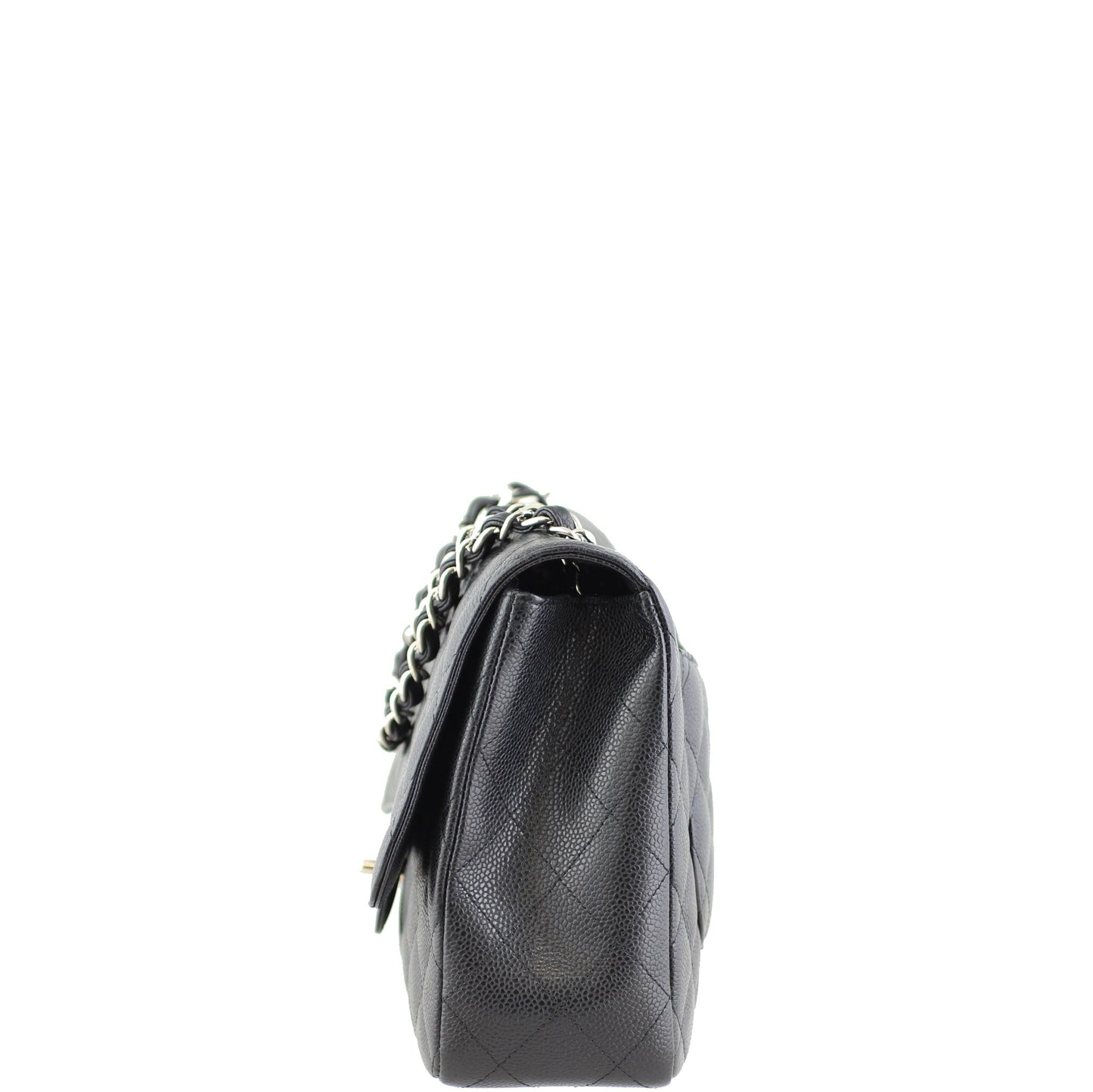 Chanel Classic Single Flap Jumbo | Black Caviar 13 Series