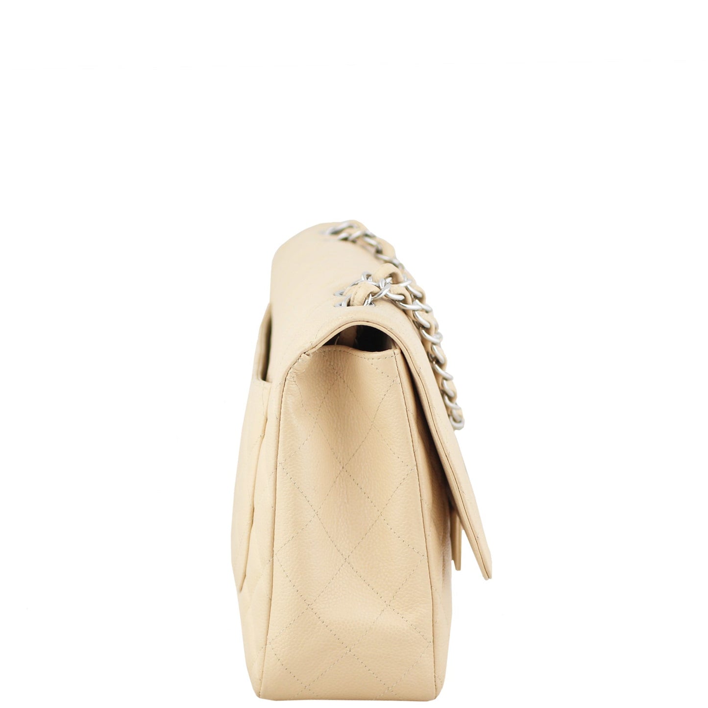 Chanel Classic Single Flap Jumbo |  Nude Beige