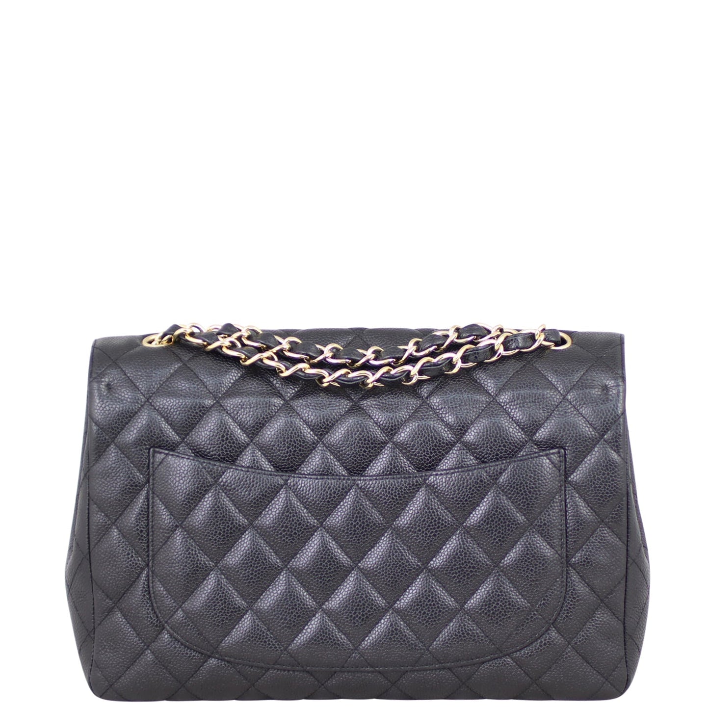Chanel Classic Single Flap Jumbo | Black Caviar GHW