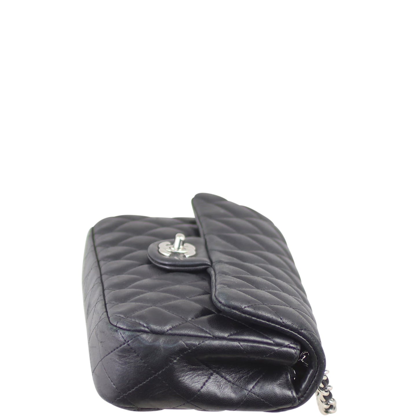 Chanel East West Flap Bag | Black
