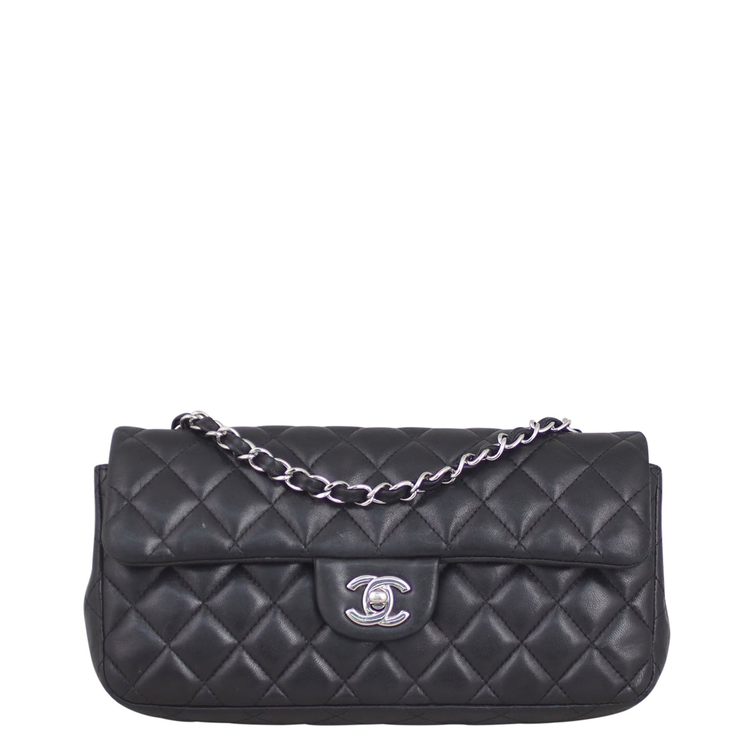 Chanel East West Flap Bag | Black