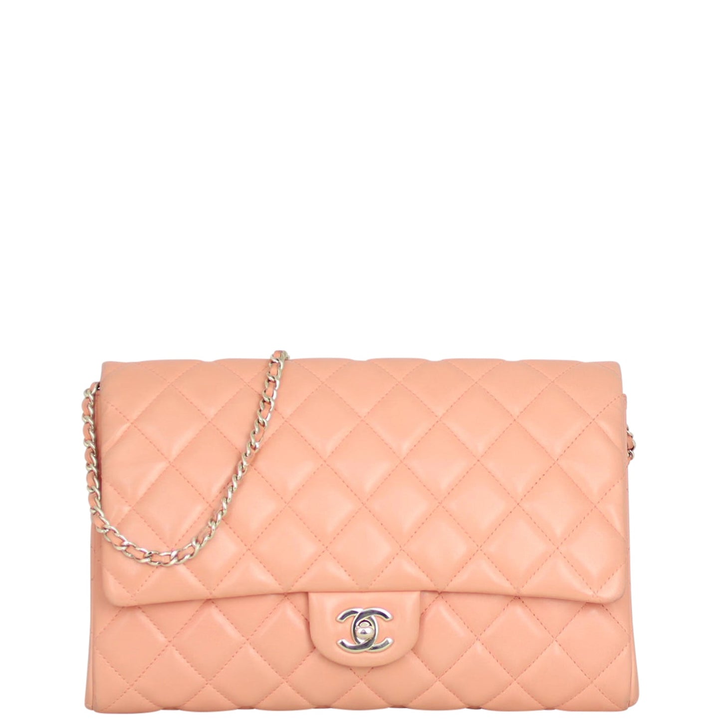 Chanel Single Flap Clutch with Chain