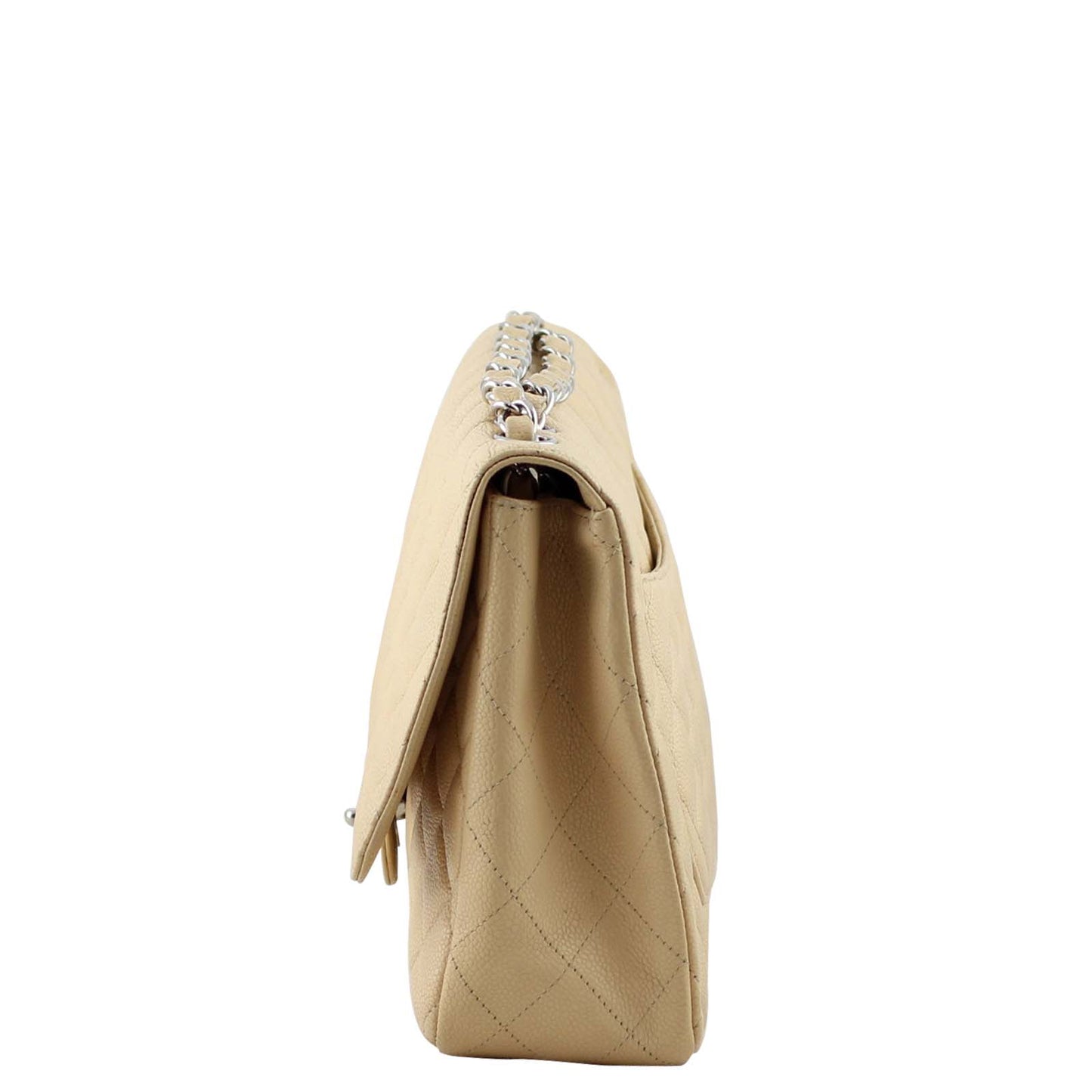 Chanel Classic Single Flap Jumbo | Beige 12 Series