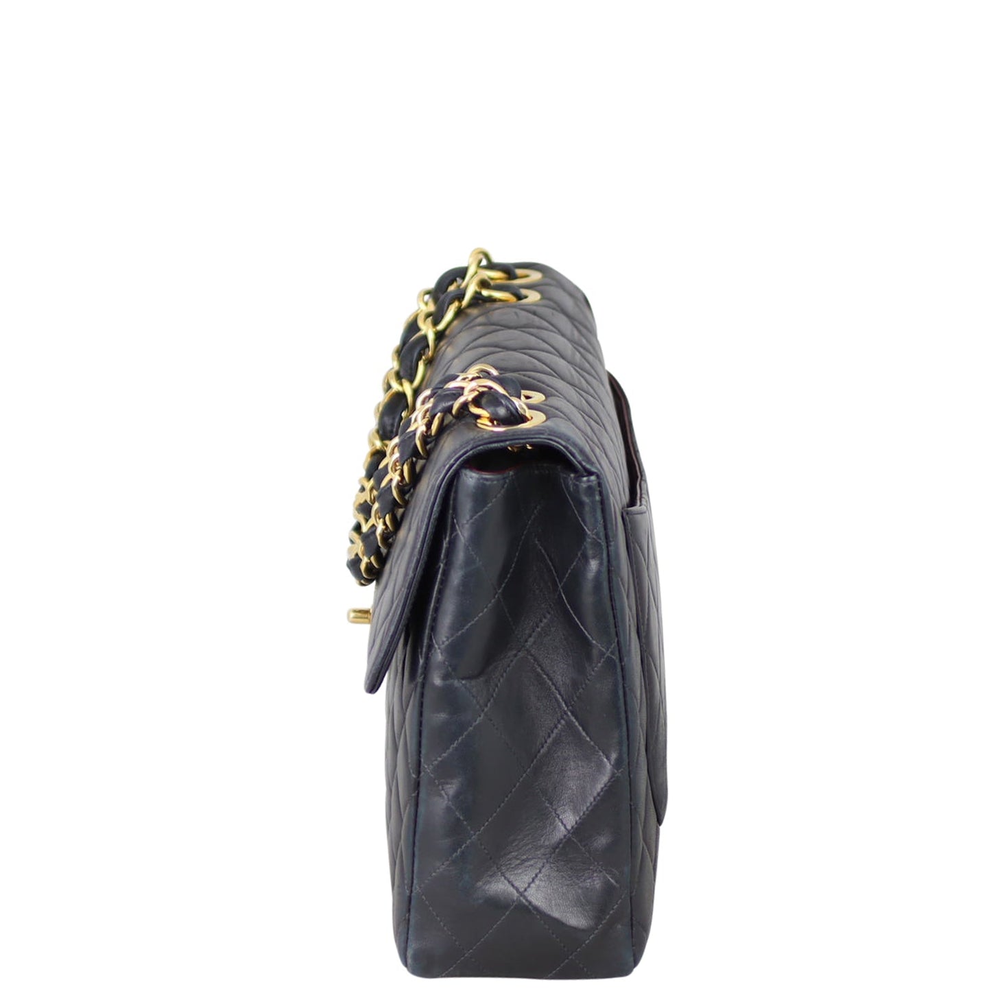Chanel Classic Single Flap Maxi | Black Gold Hardware