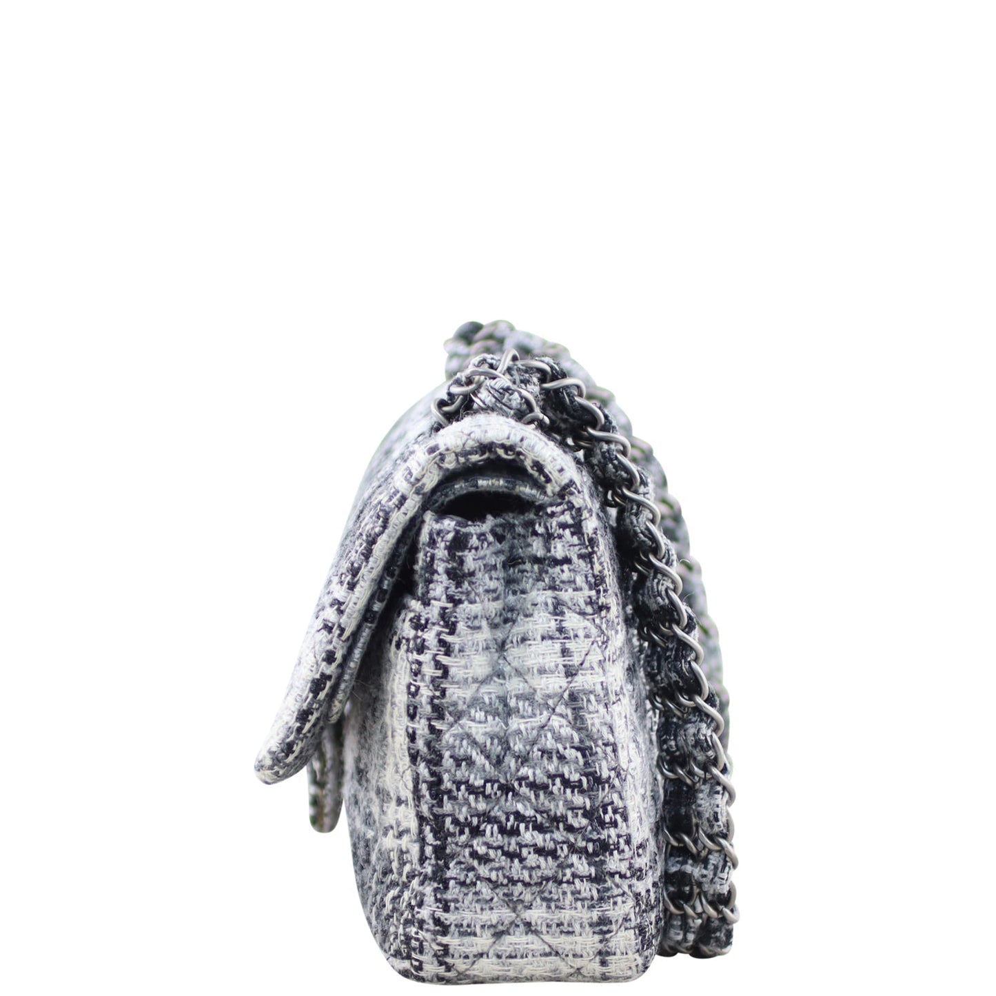 Chanel Tweed Double Flap Medium