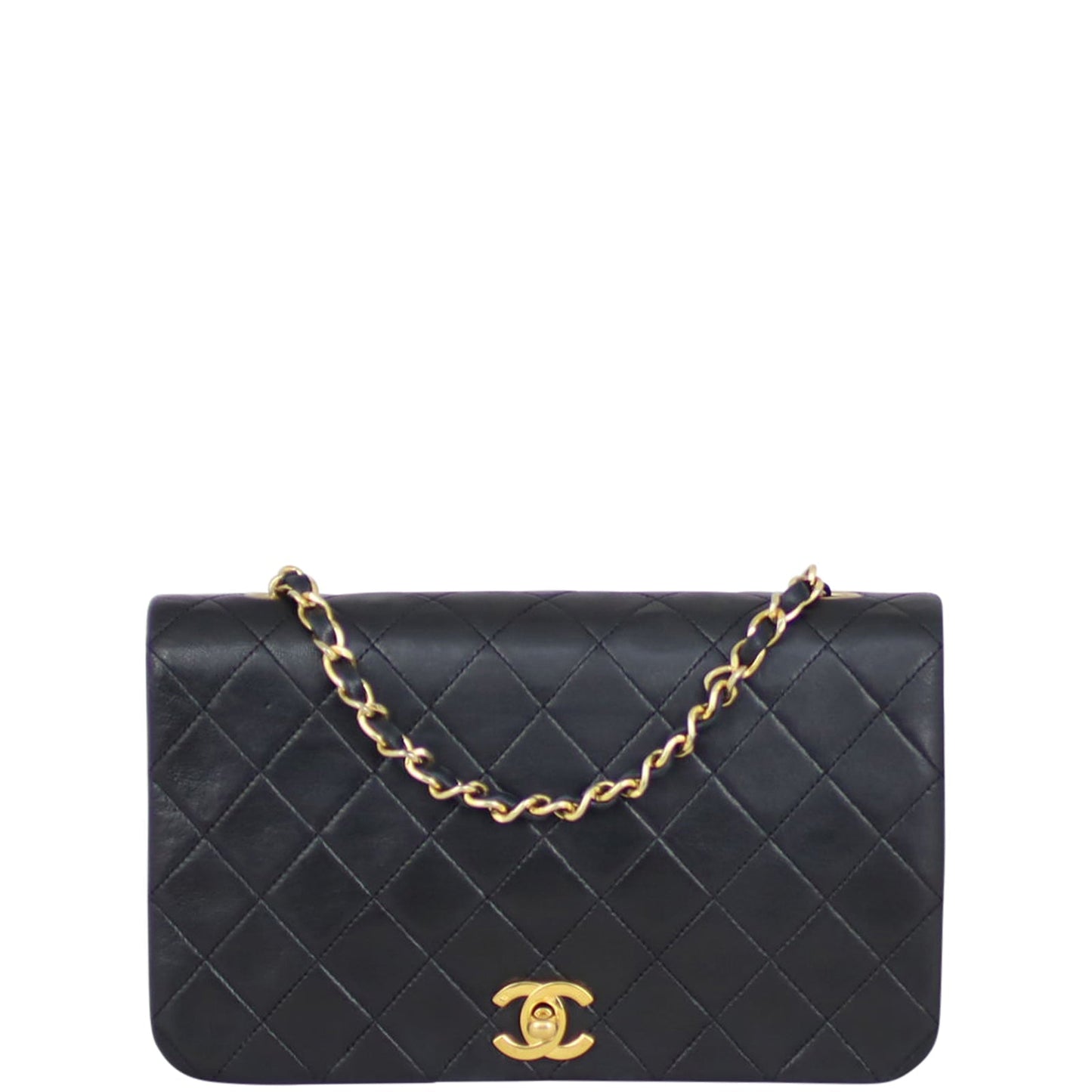 Chanel Vintage CC Small Single Flap Bag