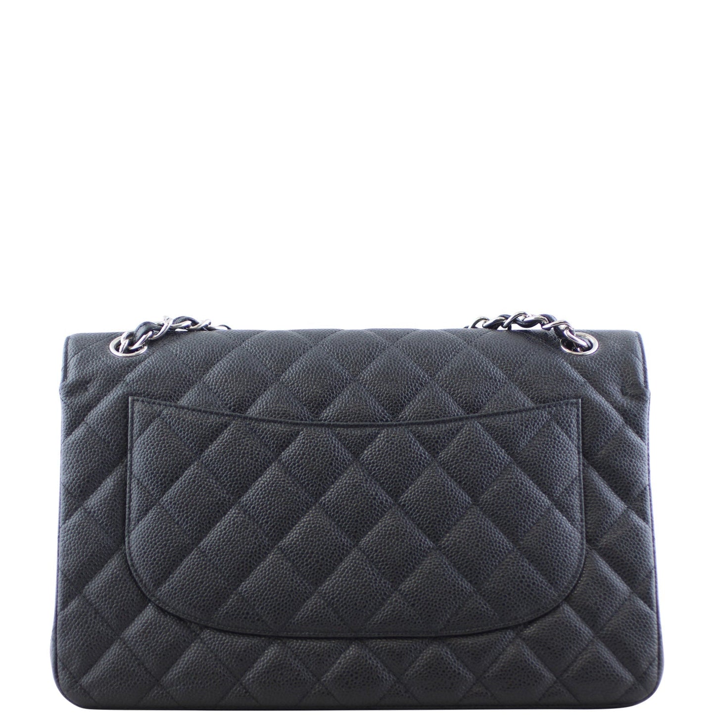 Chanel Classic Double Flap Jumbo  | Black Caviar 16 Series