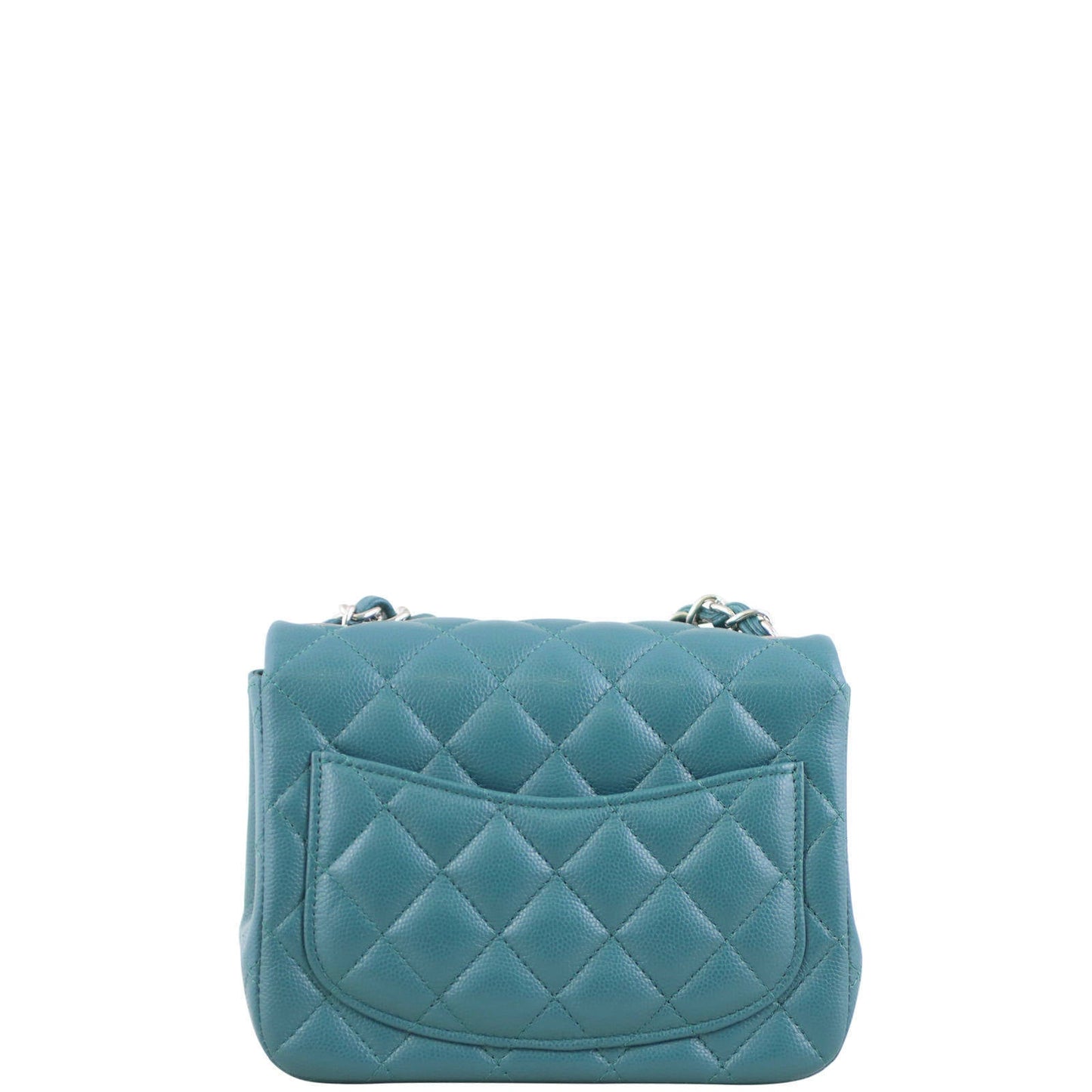 Chanel Classic Flap Mini Square | Dark Teal