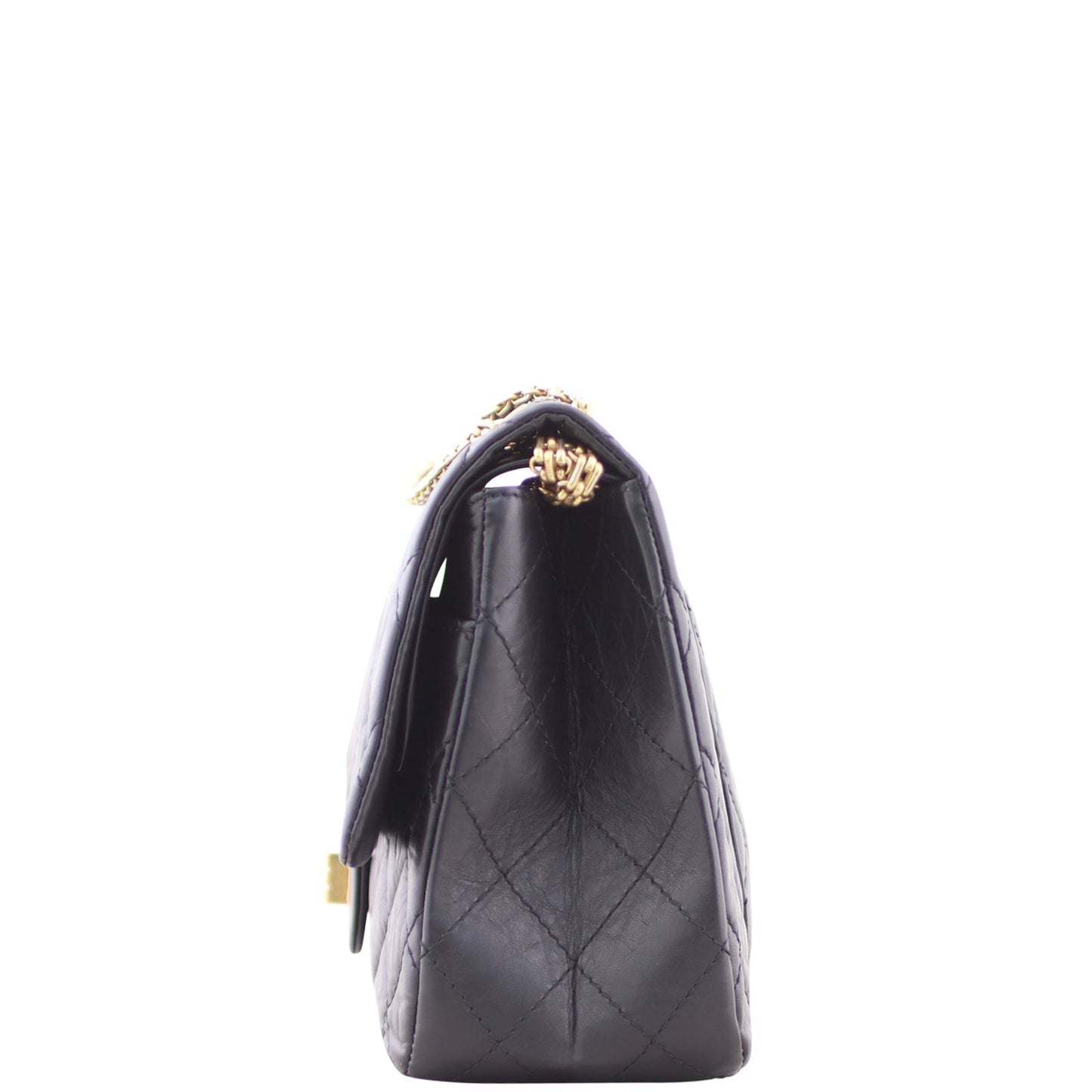 Chanel 2.55 Reissue 227 Double Flap Bag | Black 16 Series