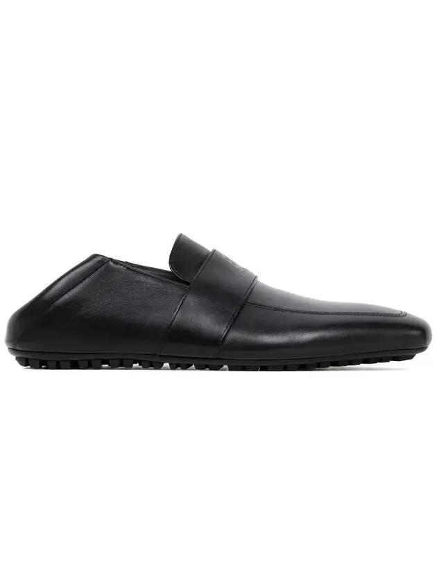 Luxury Balenciaga Trending 2025 City Square Toe Loafers Black