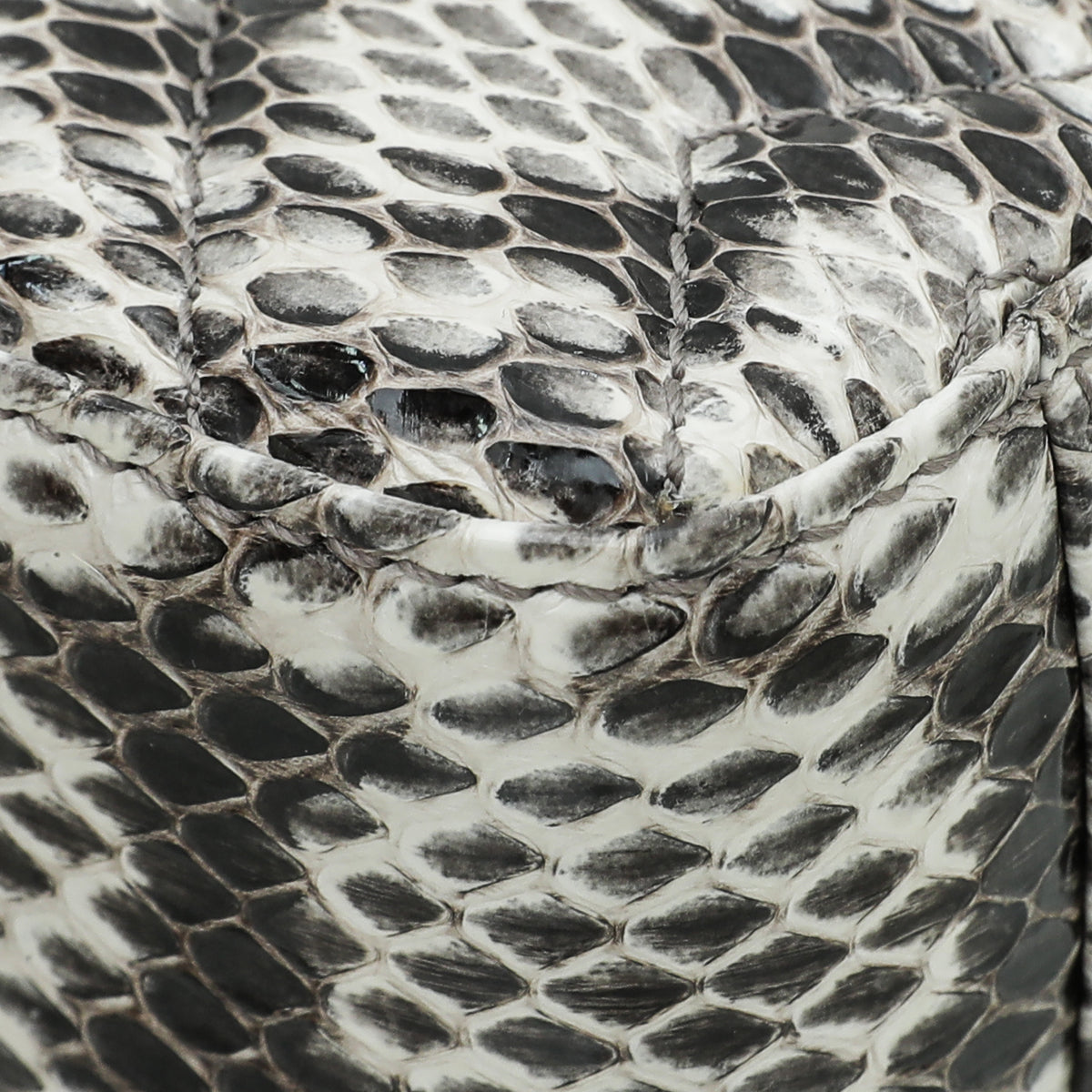 Gucci Off White Python GG Marmont Super Mini Bag