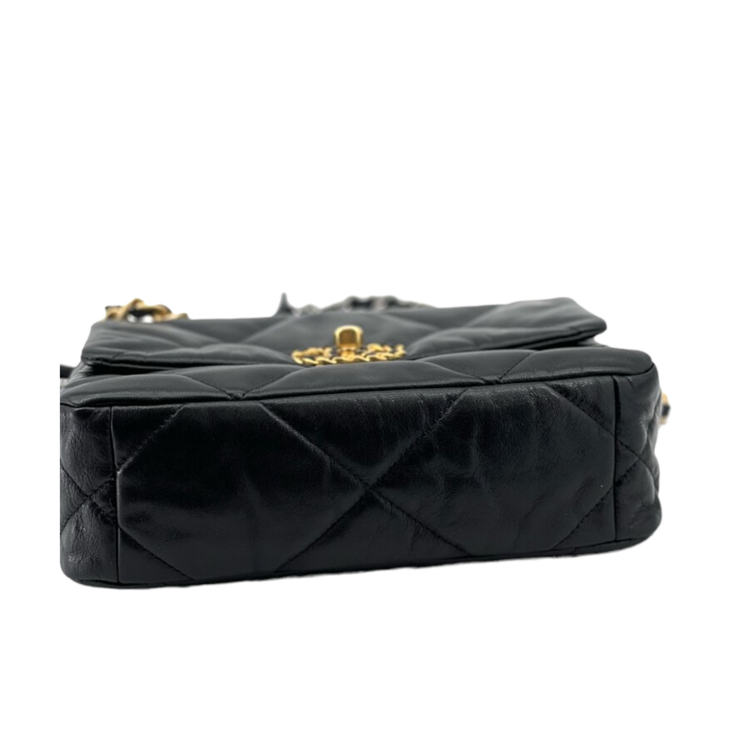 Small Chanel 19 Quilted Black MHW