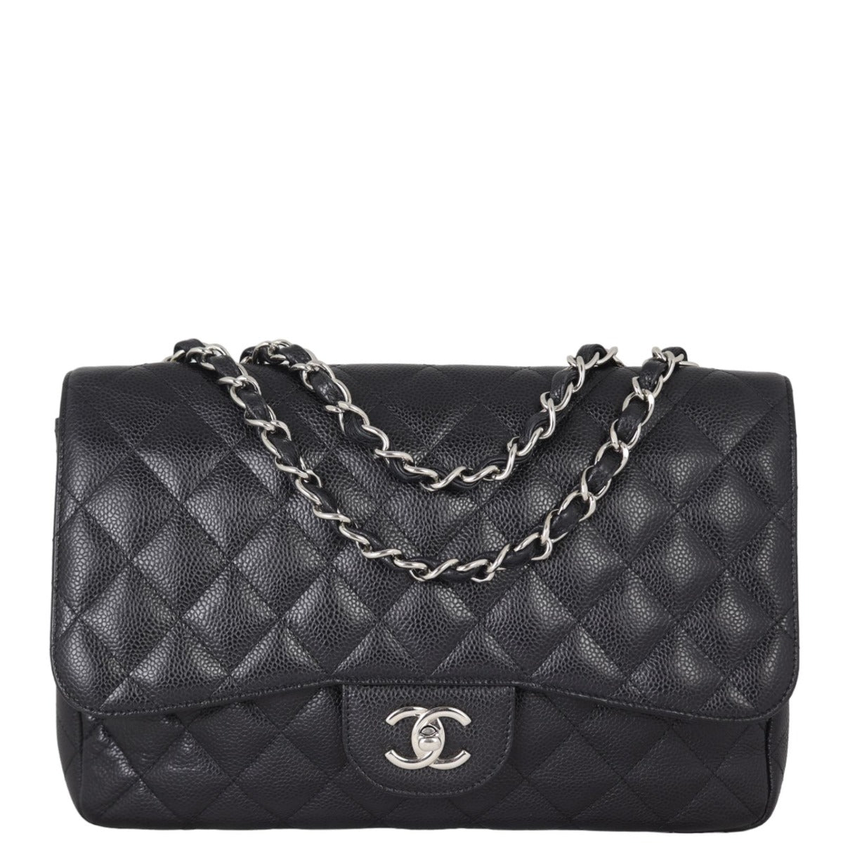 Chanel Classic Single Flap Jumbo | Black SHW