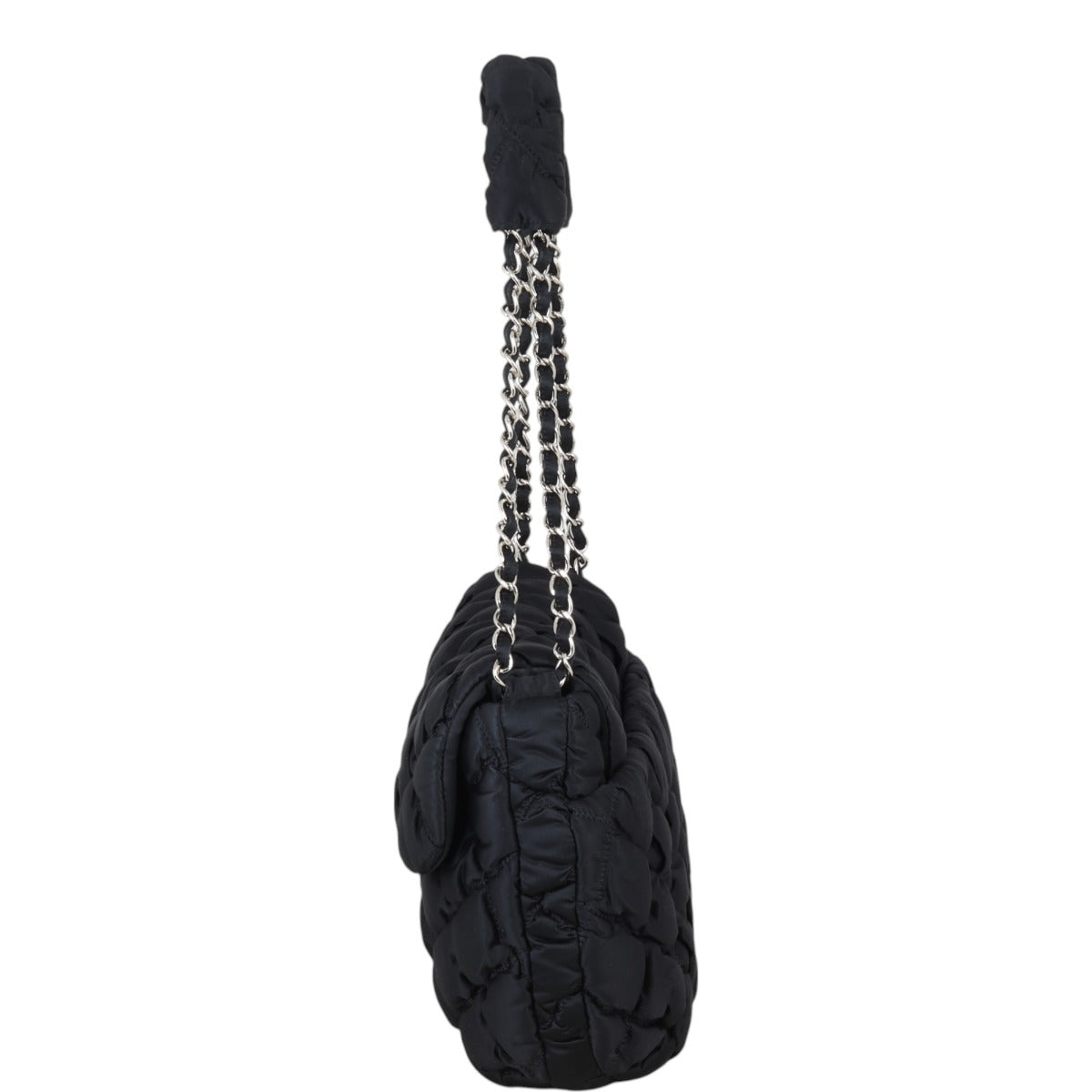 Chanel Bubble Quilt Nylon Flap Bag