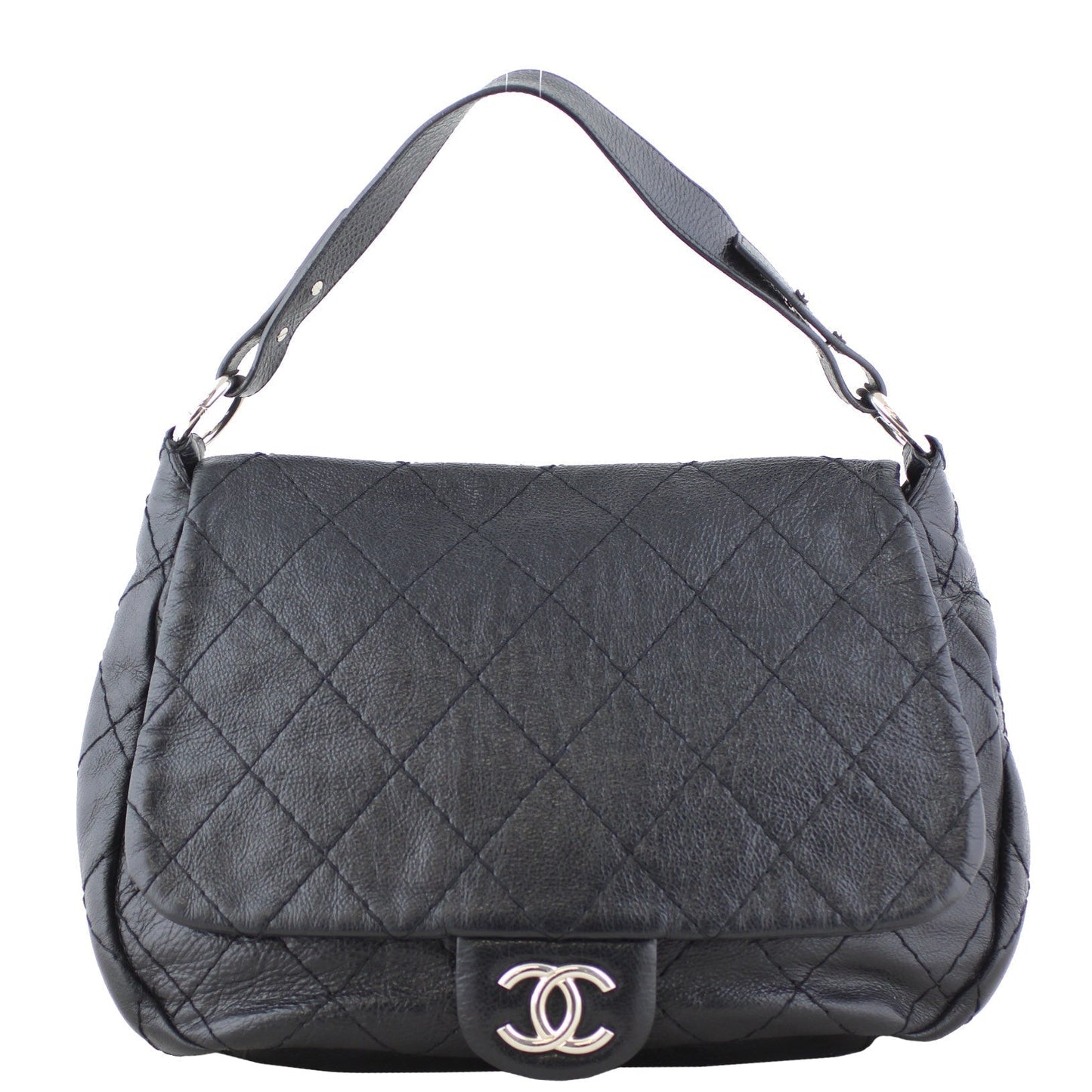 Chanel CC Top Handle Flap Bag