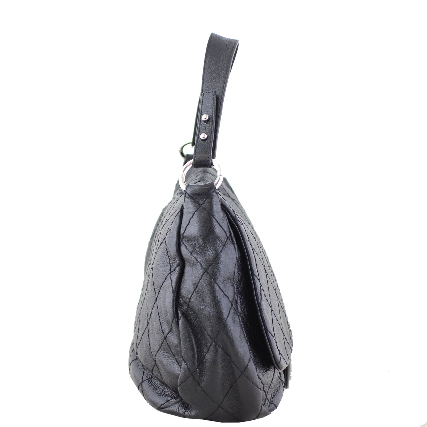 Chanel CC Top Handle Flap Bag