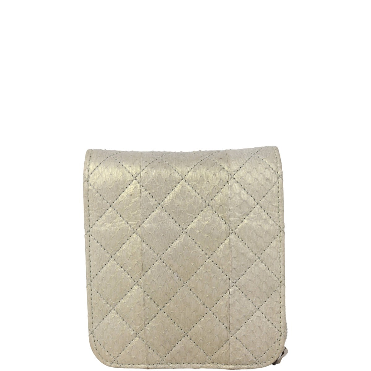 Chanel Python Flap Bag Extra Mini | Gold Diamond