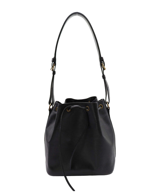 Louis Vuitton Petite Noe Black Epi GHW SKC1987