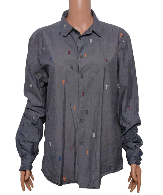 Louis Vuitton shirt for men Blue RJC3303