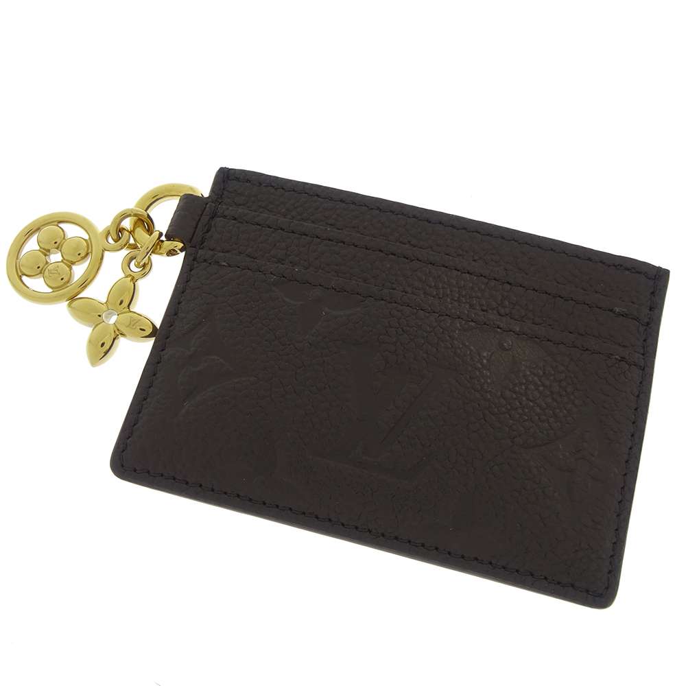 LOUIS VUITTON Porto Cult?LV Bag Charm NoirM82132 Monogram Empreinte Leather