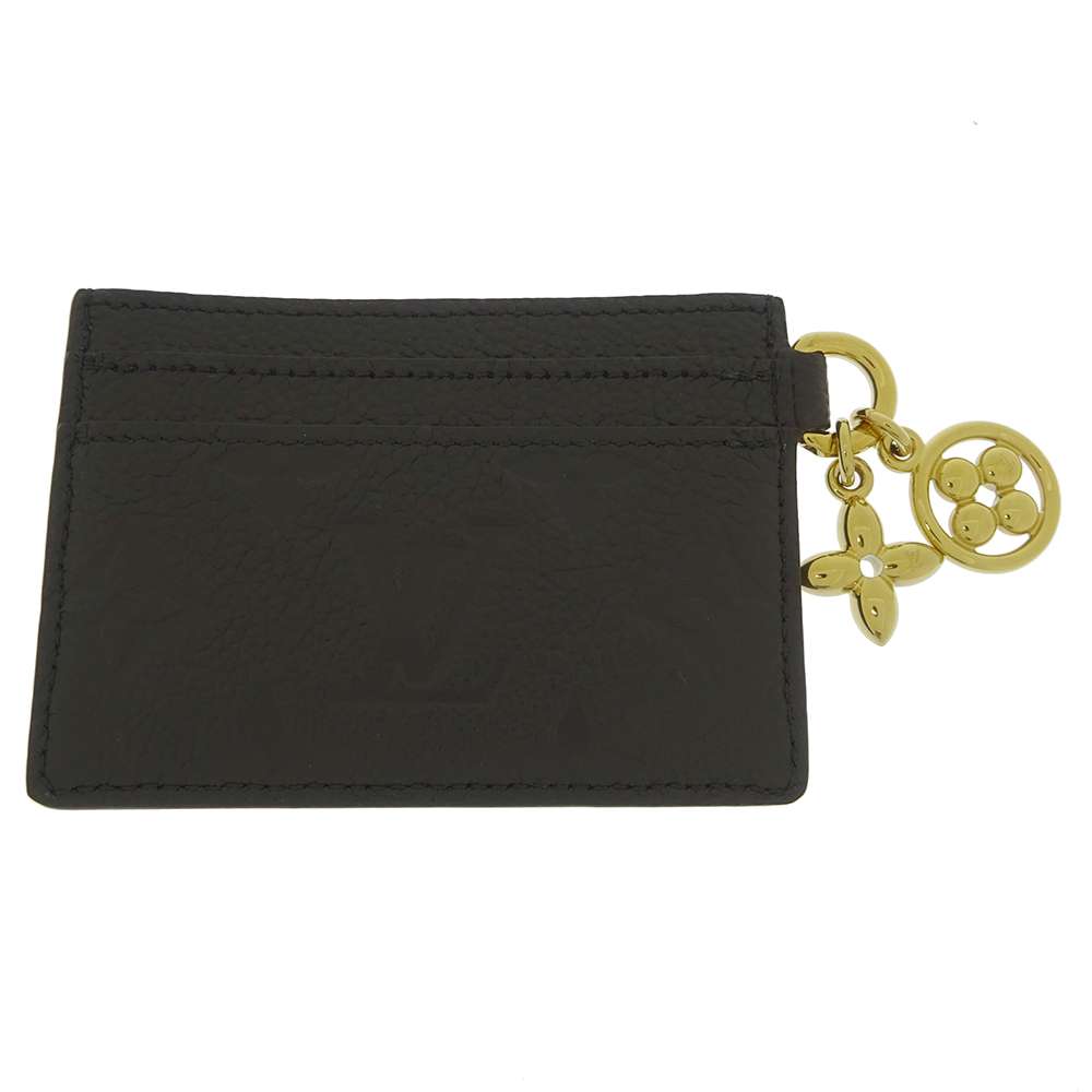 LOUIS VUITTON Porto Cult?LV Bag Charm NoirM82132 Monogram Empreinte Leather