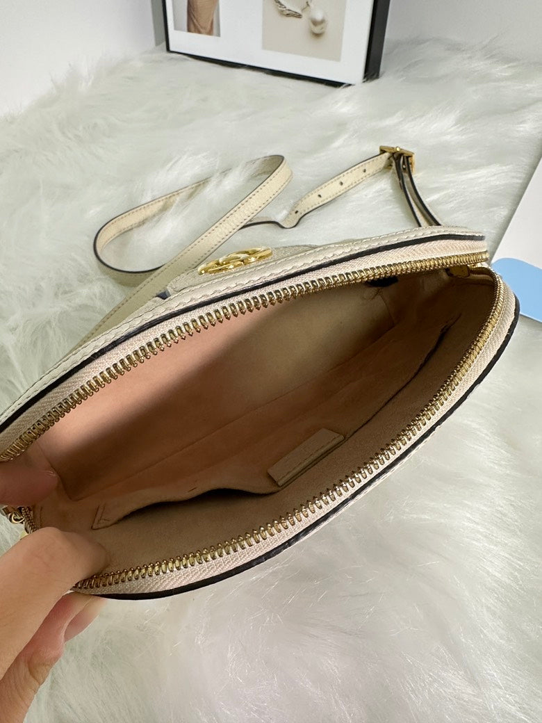 Gucci Ophidia Cream Shoulder Bag - ,  Designer Handbag
