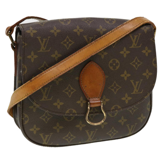 LOUIS VUITTON Monogram Saint Cloud GM Shoulder Bag M51242 LV yk6330