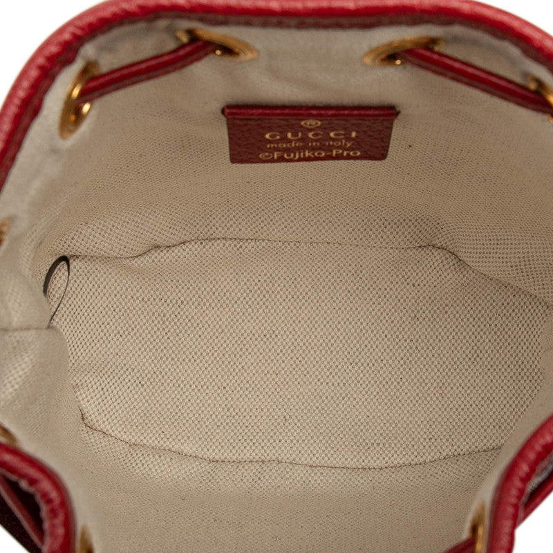 Gucci Doraemon Micro GG Supreme PVC Bucket Bag